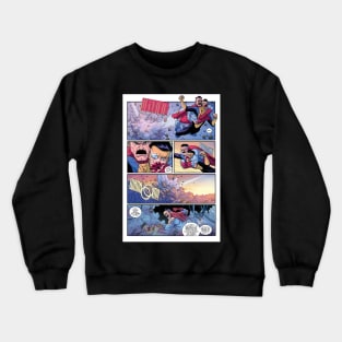 comic strip invincible Crewneck Sweatshirt